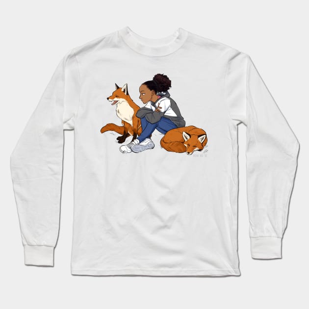 Abigail and the foxes Long Sleeve T-Shirt by Ben Aaronovitch 